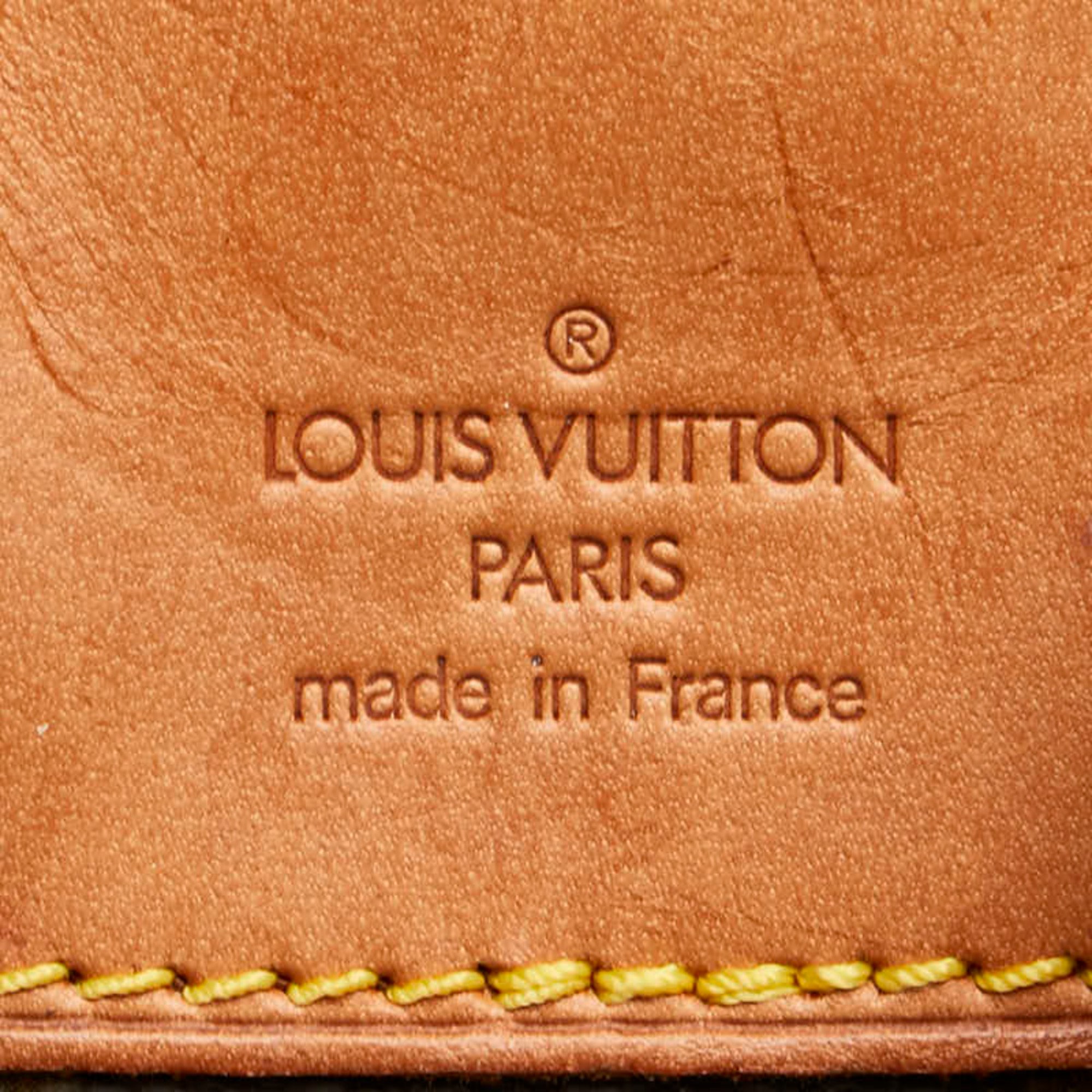 Louis Vuitton Monogram Montsouris MM Backpack M51136 Brown PVC Leather Women's LOUIS VUITTON