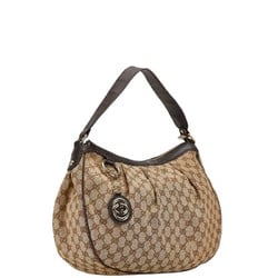 Gucci GG Canvas Bag 232955 Beige Brown Leather Women's GUCCI