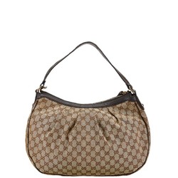 Gucci GG Canvas Bag 232955 Beige Brown Leather Women's GUCCI