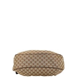 Gucci GG Canvas Bag 232955 Beige Brown Leather Women's GUCCI