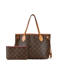 Louis Vuitton Monogram Neverfull PM Tote Bag Shoulder M41245 Brown PVC Leather Women's LOUIS VUITTON