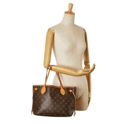 Louis Vuitton Monogram Neverfull PM Tote Bag Shoulder M41245 Brown PVC Leather Women's LOUIS VUITTON