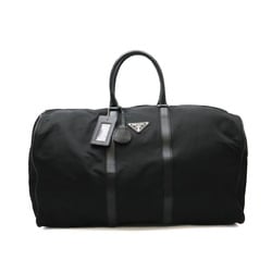 PRADA Prada Boston bag travel nylon leather NERO black