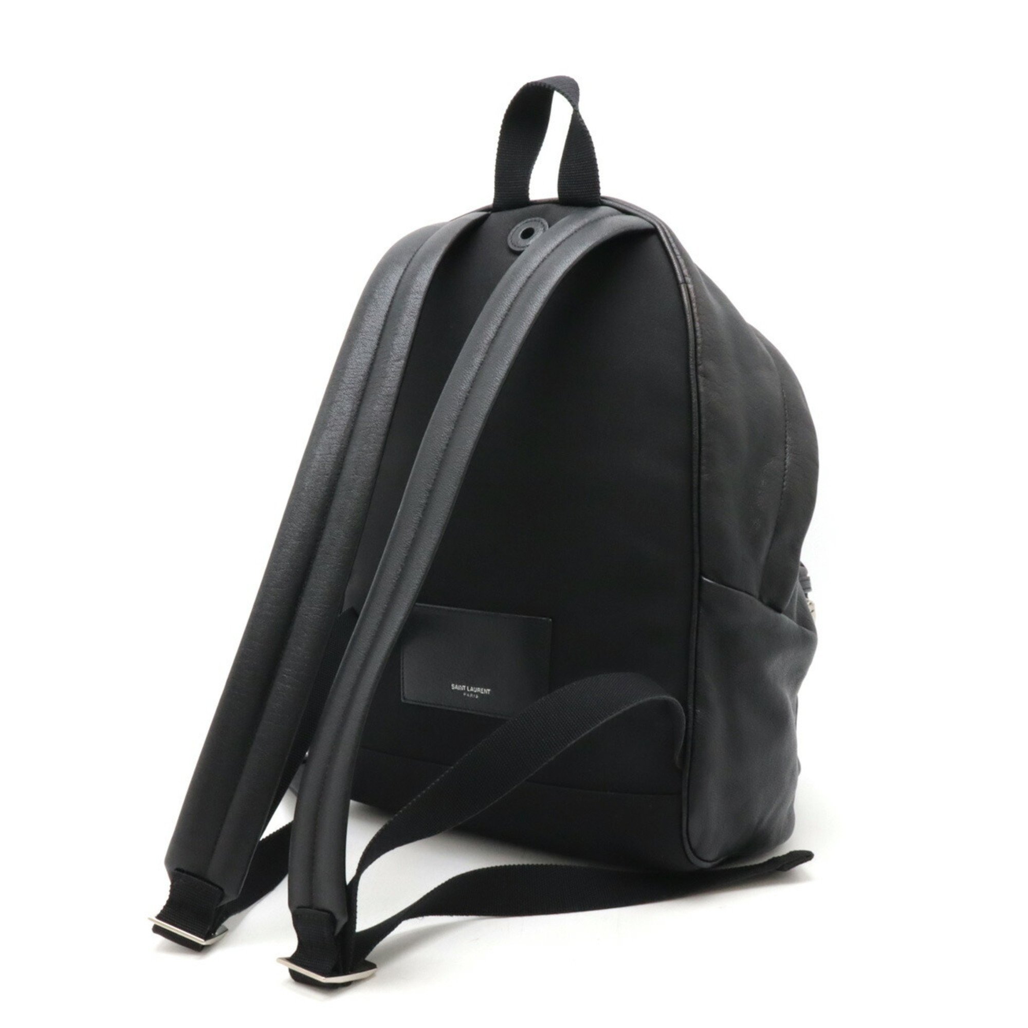 SAINT LAURENT PARIS YSL Yves Saint Laurent City Backpack Leather Black 508548