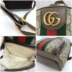 Gucci Backpack f-21328 Beige Brown Green Red Marmont 547965 GG PVC Leather 493075 GUCCI Sherry Women Men