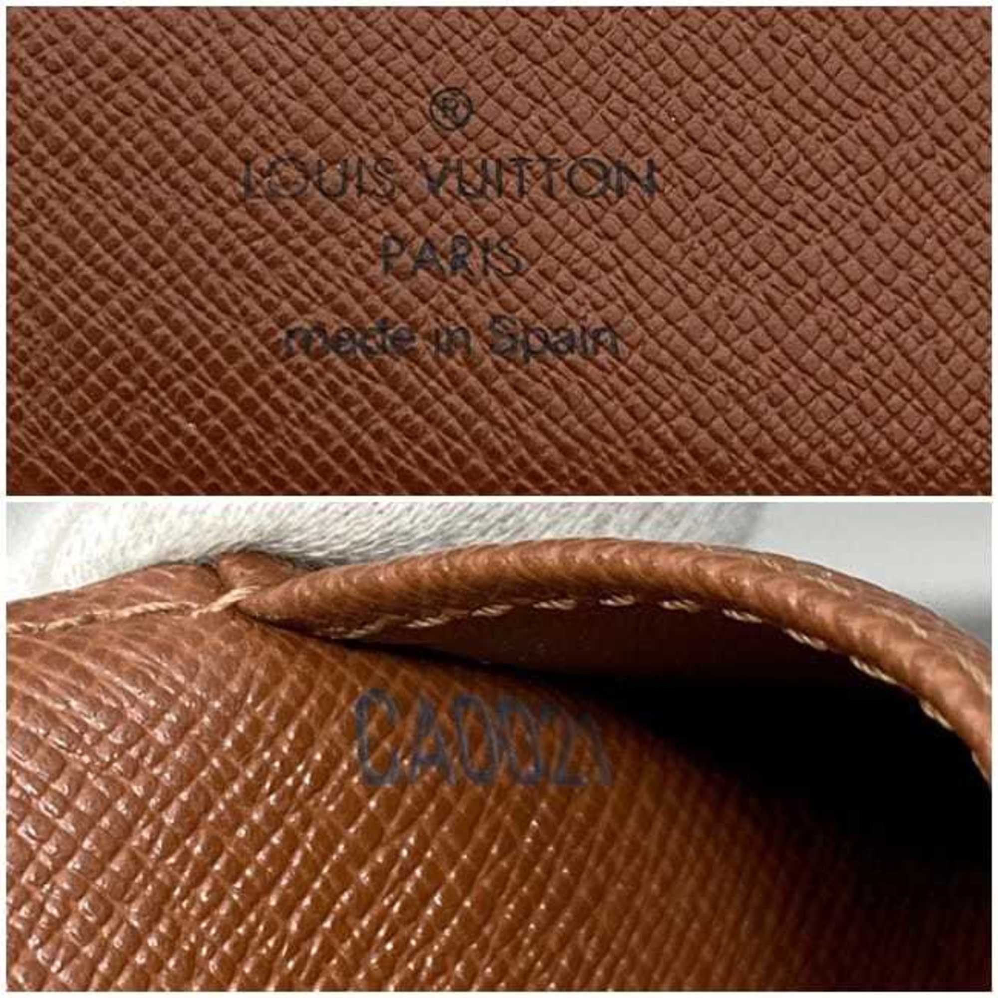 Louis Vuitton Planner Cover Agenda PM ec-21104 Brown Monogram R20005 6-hole Canvas CA0021 LOUIS VUITTON Pen Pocket Schedule Unisex