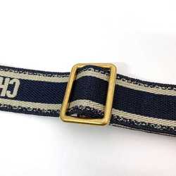 Christian Dior Shoulder Strap f-21346 Navy Beige only Canvas Leather Retrofit 2way Women's