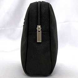 Dunhill Second Bag ec-21255 Black Sidecar Coated Leather Clutch Pouch Men's Compact