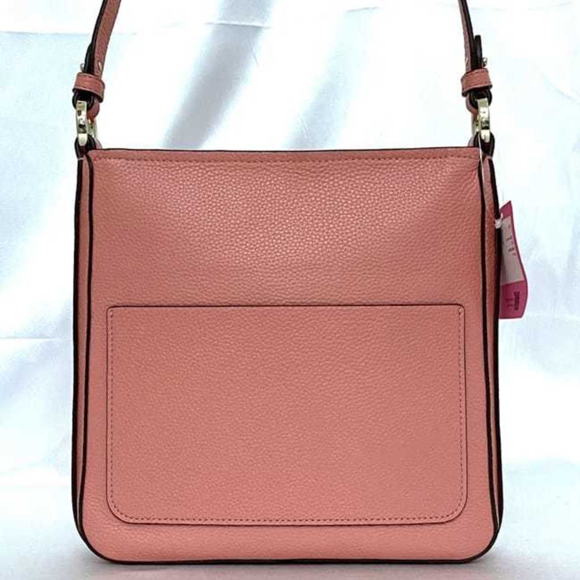 Kate Spade Shoulder Bag ec-21262 Pink K6575 Leather Women's Compact