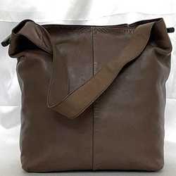 LOEWE Shoulder Bag ec-21303 Brown Leather Soft Women's