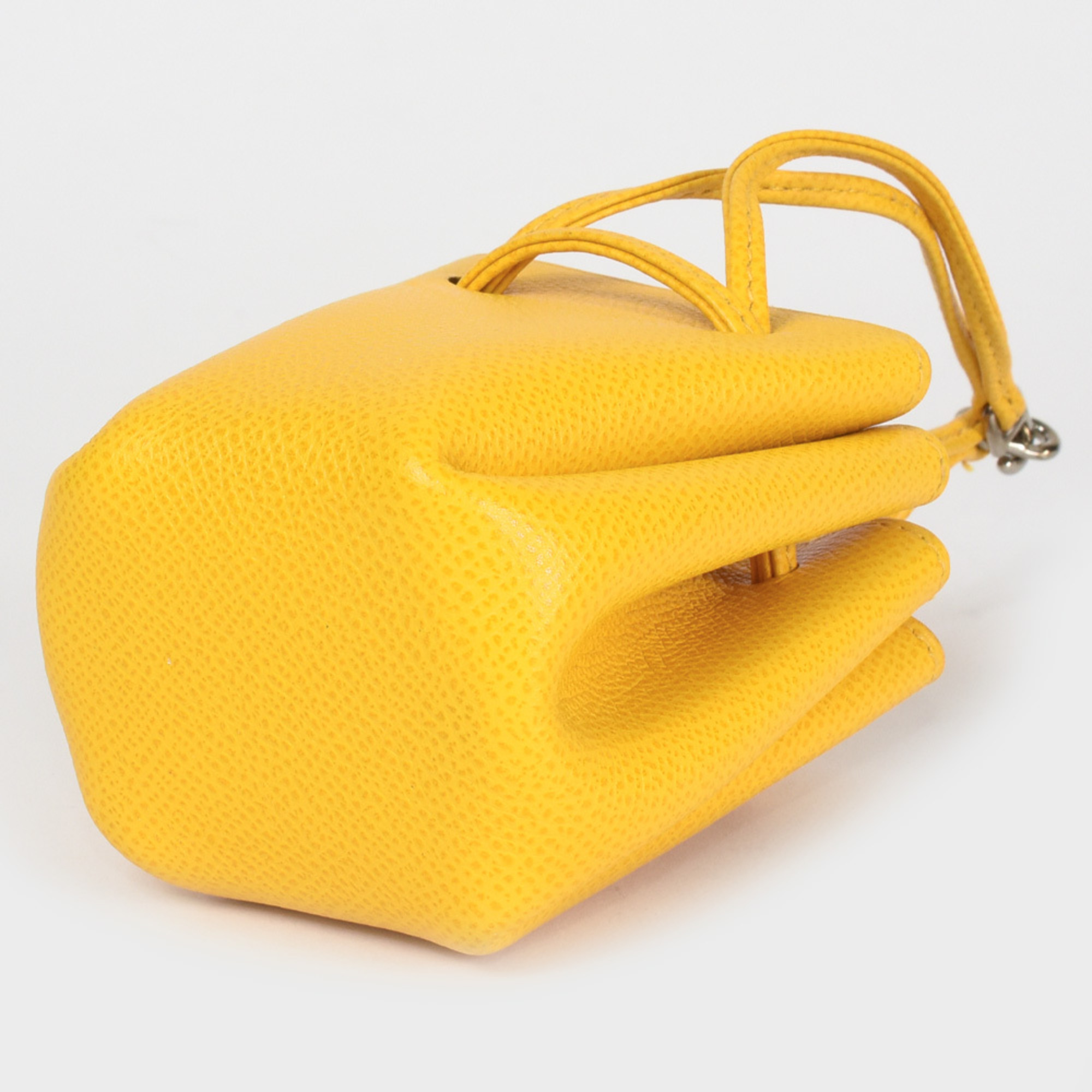 Hermes HERMES Vespa Pouch Cushvel □G stamp (manufactured in 2003) engraved yellow