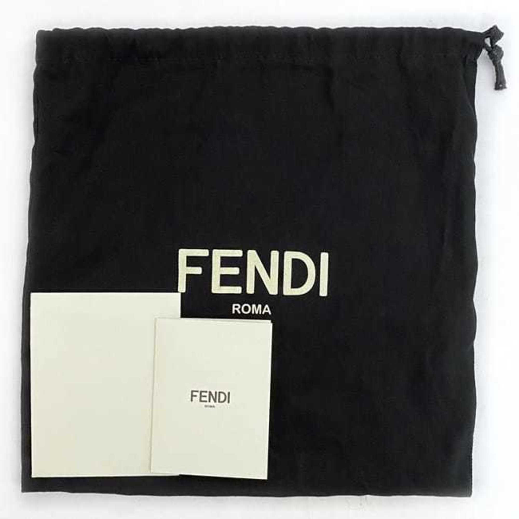 Fendi 2-way bag Sunshine f-21250 Black Tortoiseshell 8BS051 Leather FENDI FF Embossed Women's Compact