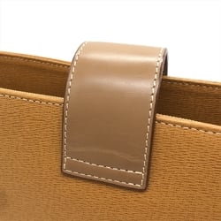 Burberry Tote Bag Shoulder Leather Brown