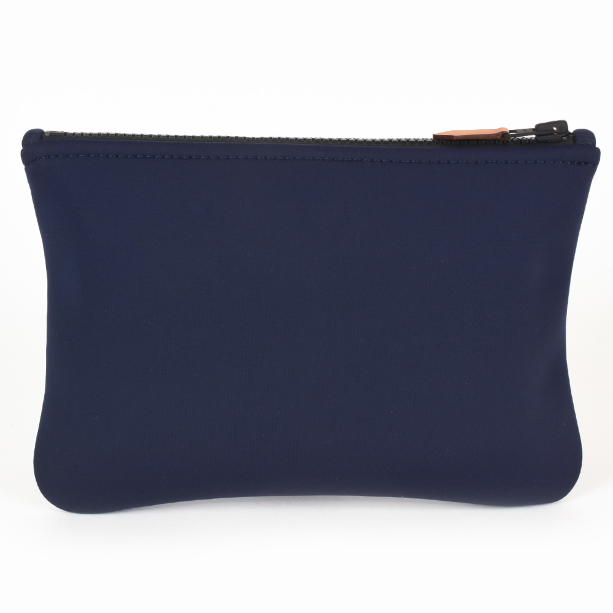 Hermes Neoban PM Pouch Nylon Polyurethane Navy Pochette Clutch Bag