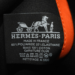 Hermes Neoban PM Pouch Nylon Polyurethane Navy Pochette Clutch Bag