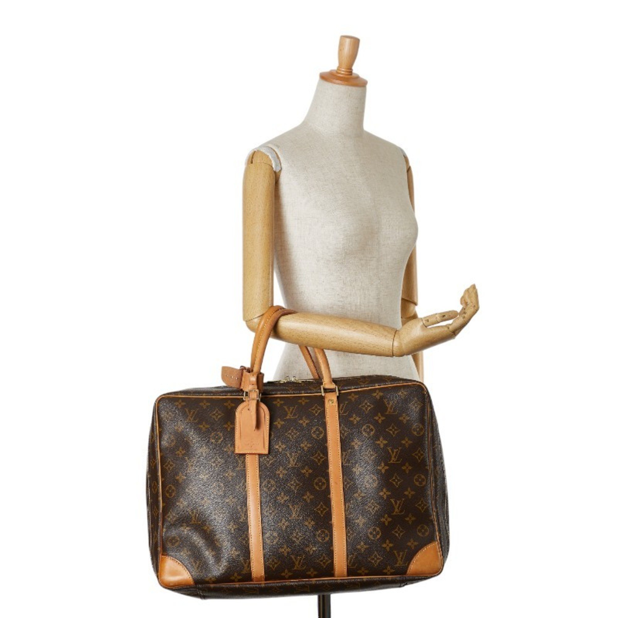 Louis Vuitton Monogram Sirius 45 Handbag M41408 Brown PVC Leather Women's LOUIS VUITTON