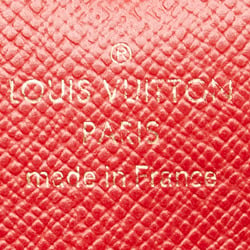 Louis Vuitton Monogram Portefeuille Sarah Retiro Long Wallet M61184 Brown Cerise Red PVC Leather Women's LOUIS VUITTON