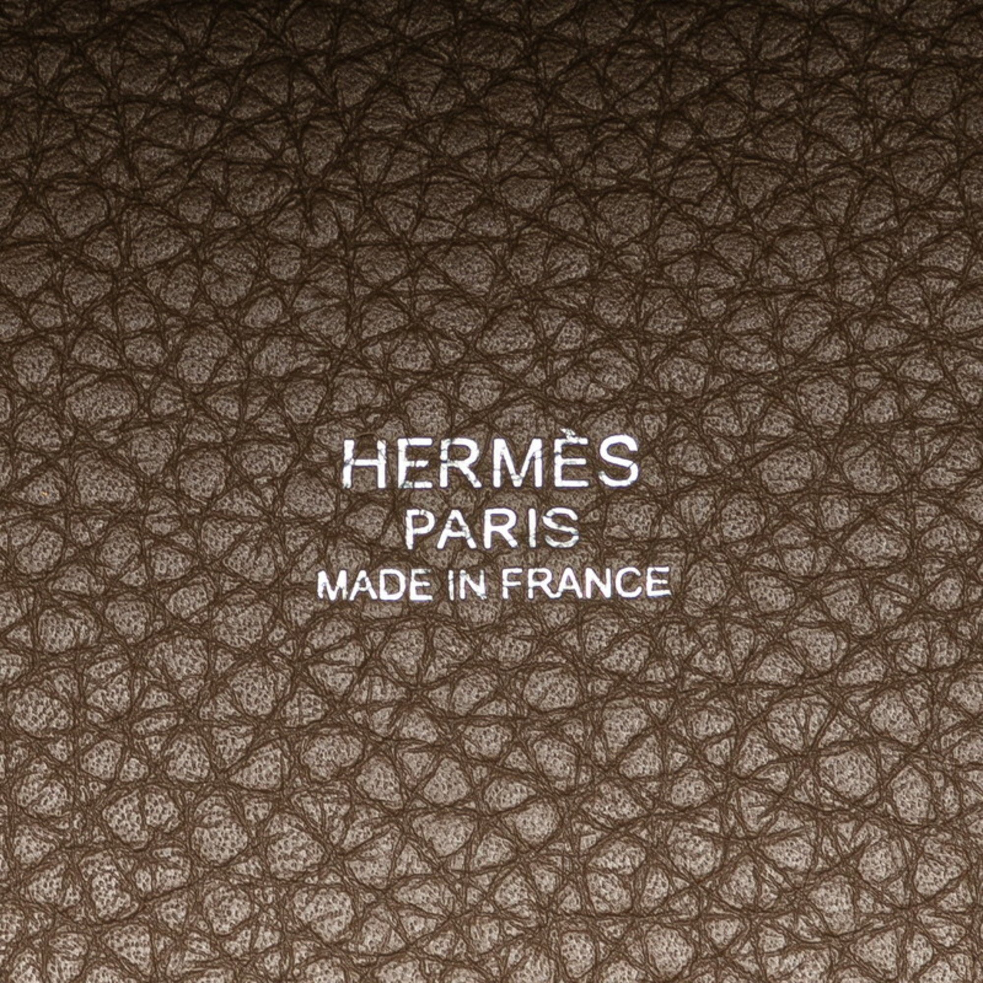 Hermes Picotin Lock PM Handbag Etoupe Greige Taurillon Clemence Women's HERMES