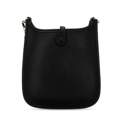 Hermes Evelyn TPM Shoulder Bag Black Taurillon Clemence Women's HERMES