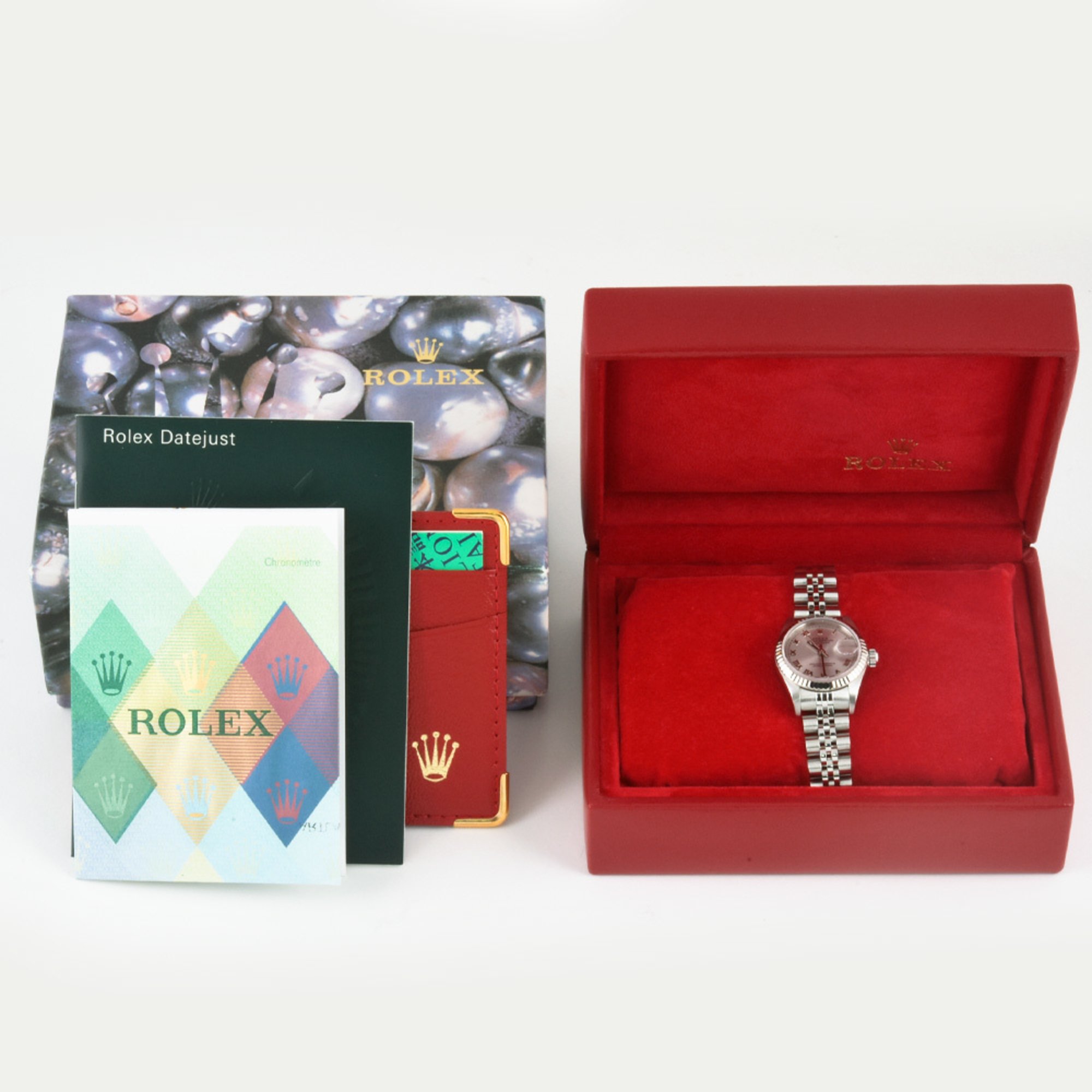 Rolex ROLEX 79174 Datejust Y series (manufactured around 2002) Automatic wristwatch, silver dial, WG x SS, Roman index, ladies'