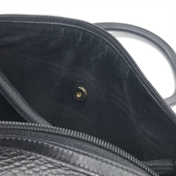 GUCCI 000 58 0040 Old Gucci Handbag Leather Black