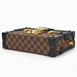 Louis Vuitton LOUIS VUITTON Damier Petite Malle Clutch Bag Ebene PL3154 Trunk