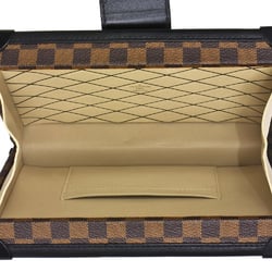 Louis Vuitton LOUIS VUITTON Damier Petite Malle Clutch Bag Ebene PL3154 Trunk