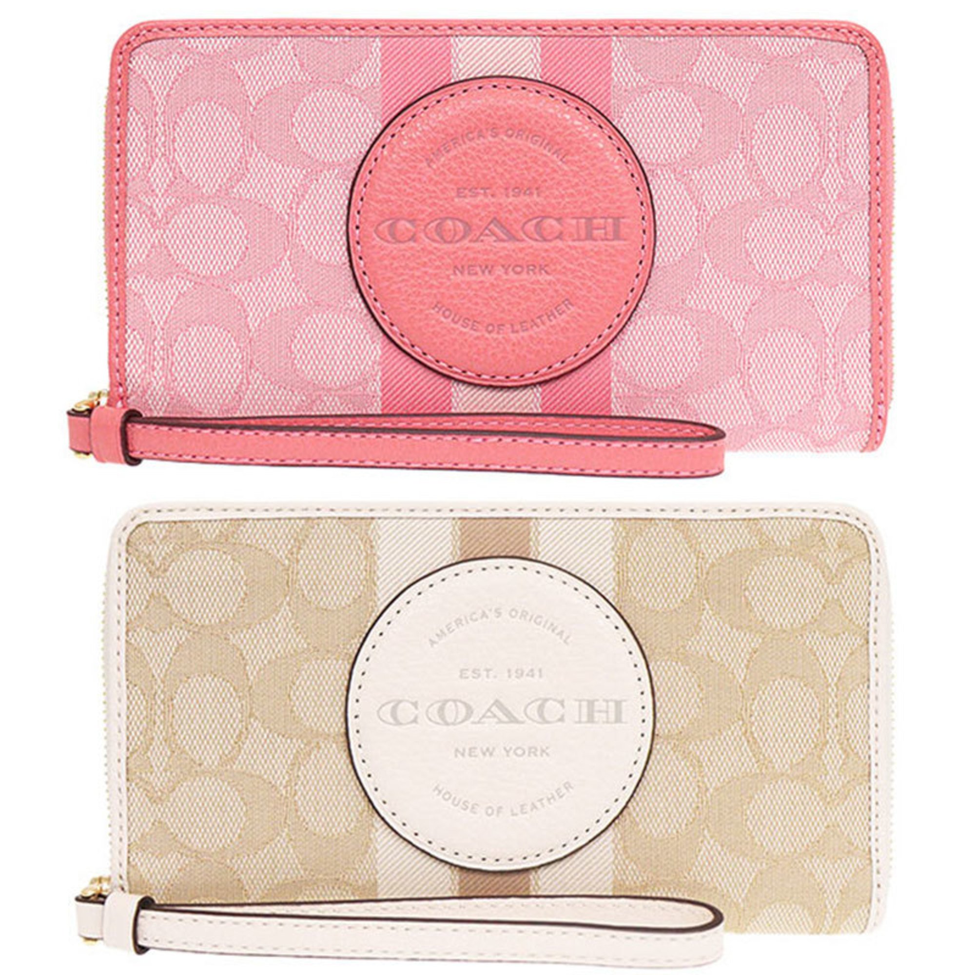 Coach COACH Round Bi-fold Long Wallet C9073 Women's