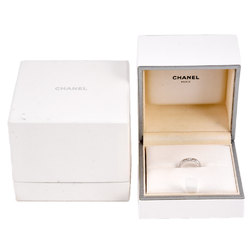 CHANEL Matelasse Ring Diamond #49 Pt950 Medium Ladies