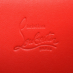 Christian Louboutin Panettone Round 3195051 H734 W51 Red Black Long Wallet Leather