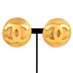 CHANEL Coco Mark Round Earrings Circle 29 2854 GP Ladies