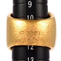 Chanel CHANEL Gripoa Coco Mark Square Ring Size 10.5 GP Brown Gold Ladies