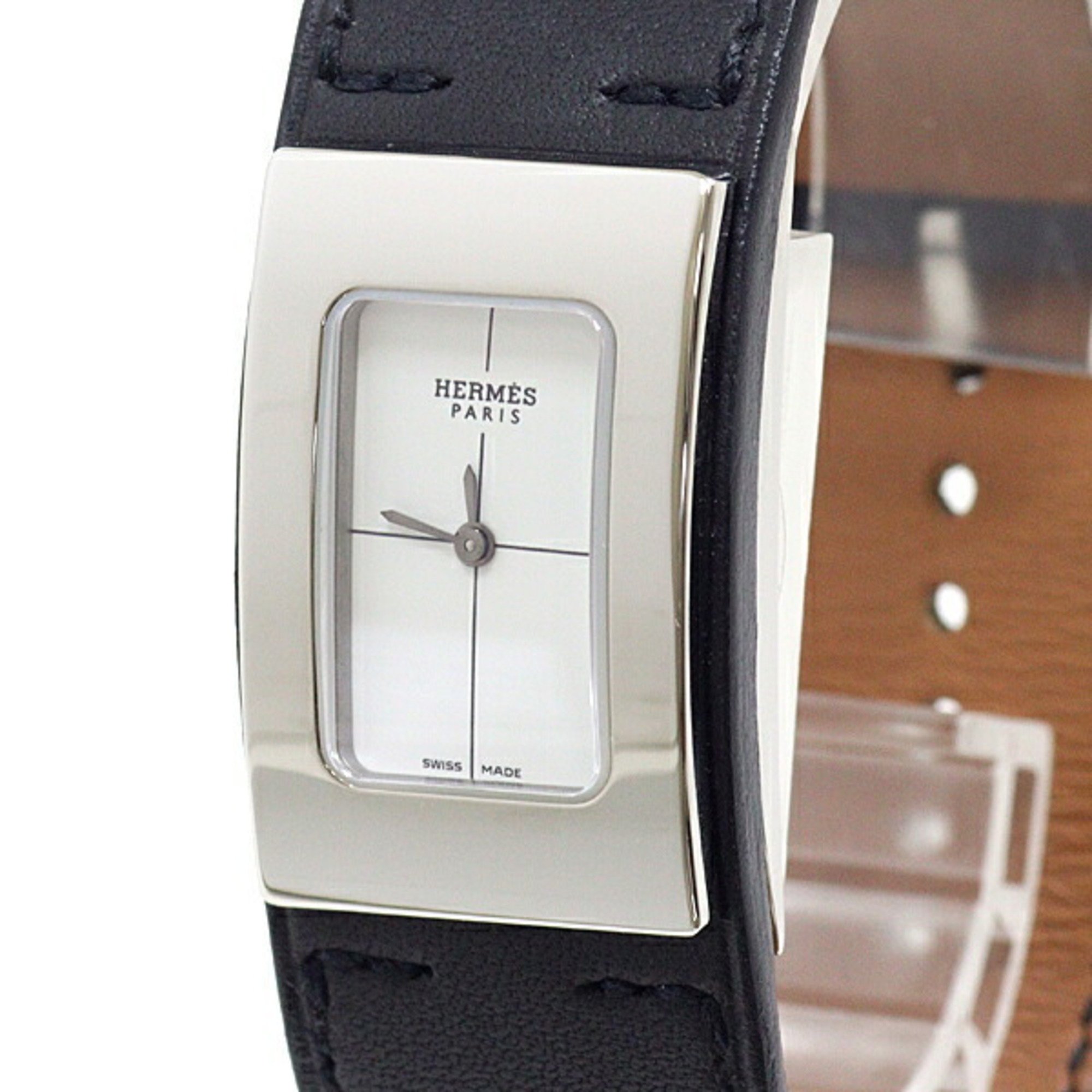 HERMES Hermes Ladies Watch Cher Chemi-Dy CM1.210 White Dial Quartz Finished