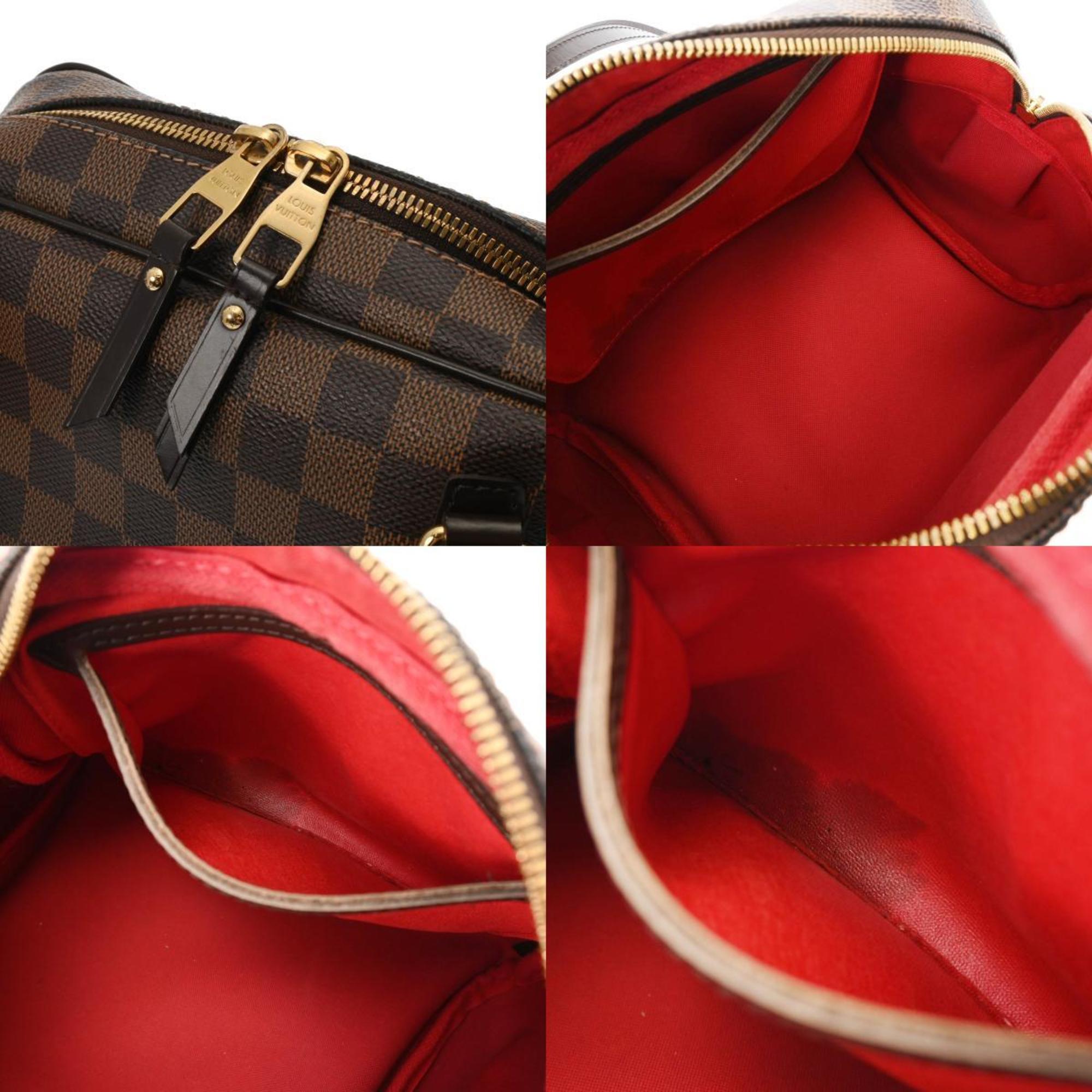 LOUIS VUITTON Damier Rivington PM Brown N41157 Women's Canvas Handbag