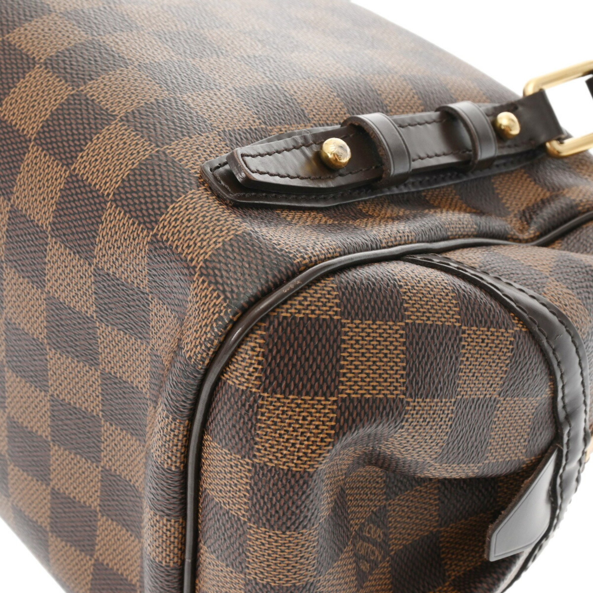 LOUIS VUITTON Damier Rivington PM Brown N41157 Women's Canvas Handbag