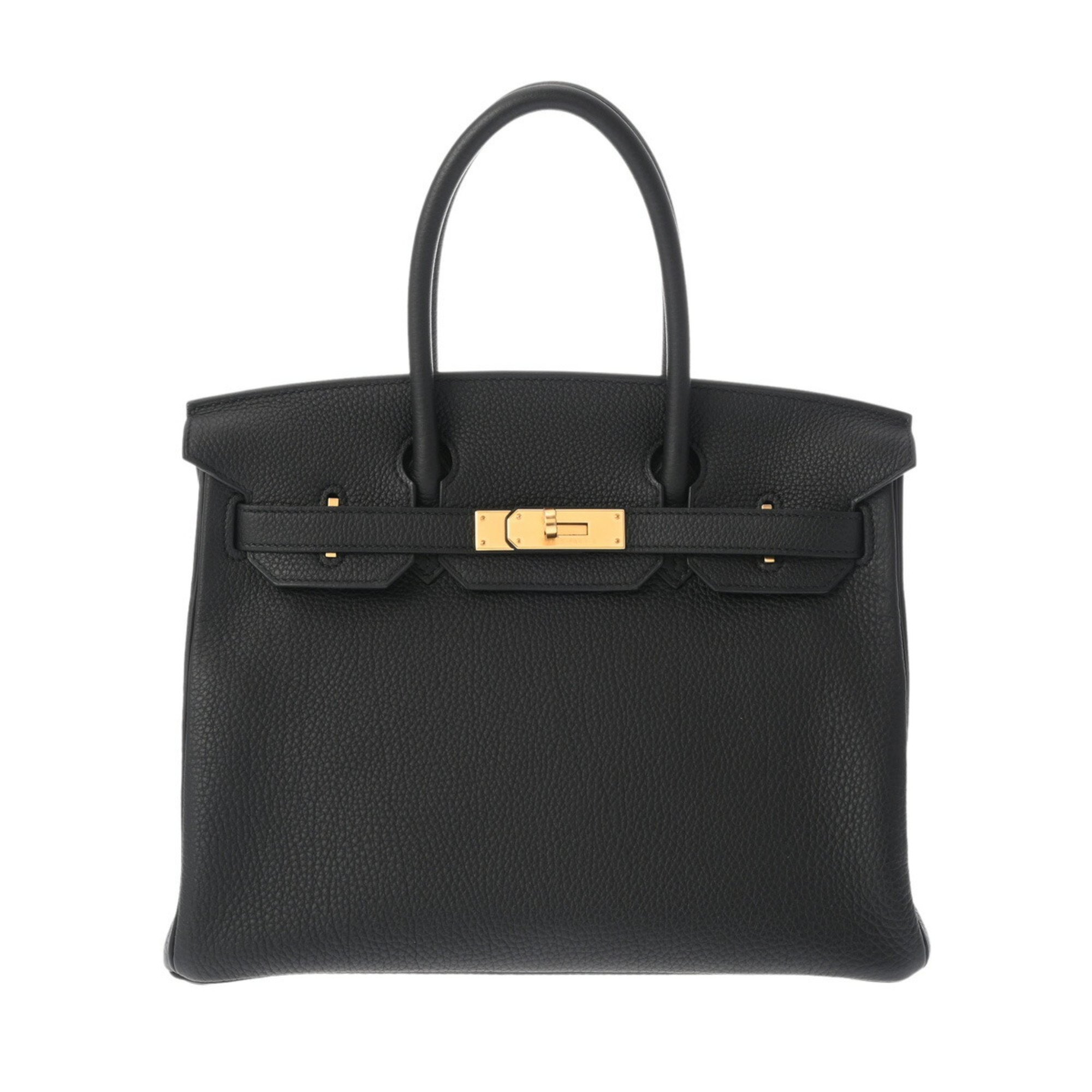 HERMES Hermes Birkin 30 Black Y Stamp (around 2020) Women's Togo Handbag