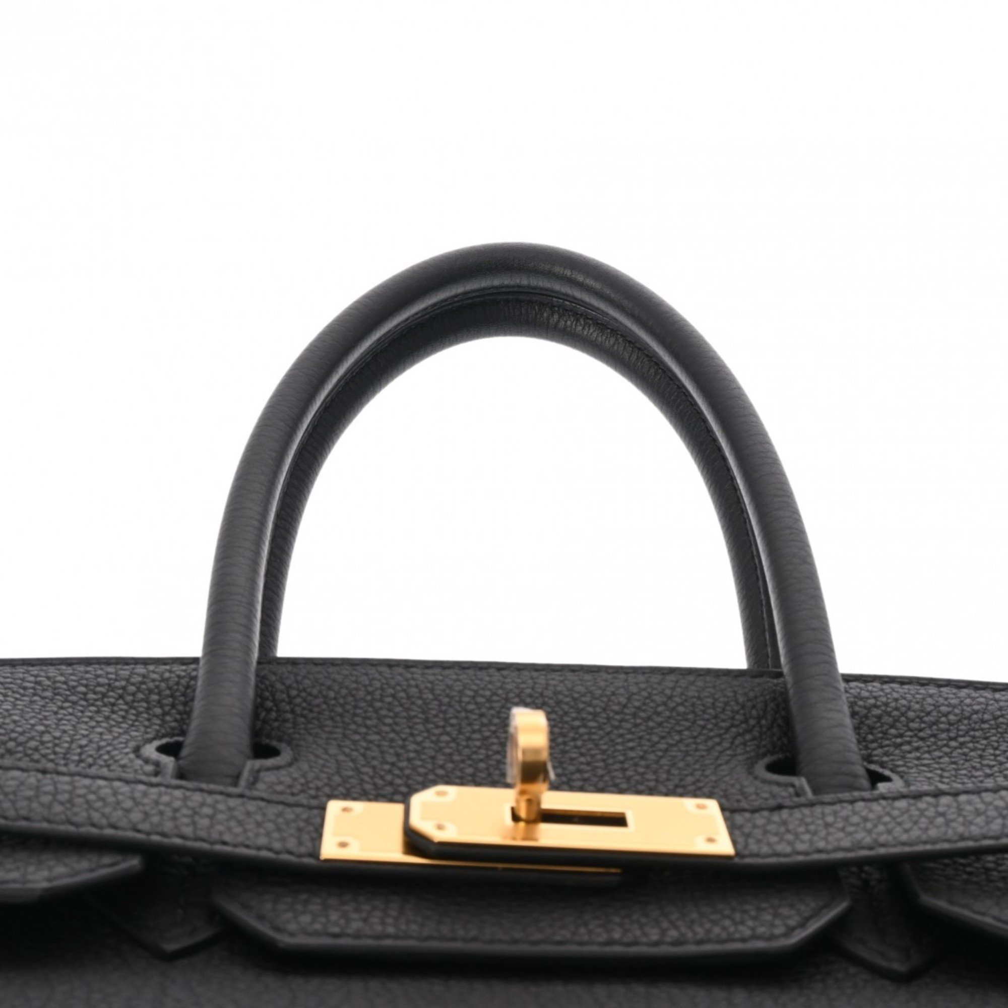 HERMES Hermes Birkin 30 Black Y Stamp (around 2020) Women's Togo Handbag