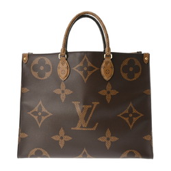 LOUIS VUITTON Louis Vuitton Monogram Giant On the Go GM Tote Brown M44576 Unisex Canvas Handbag