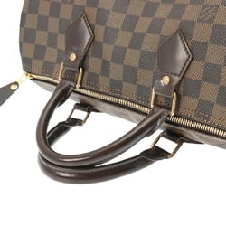 LOUIS VUITTON Damier Speedy 30 Brown N41531 Unisex Canvas Handbag