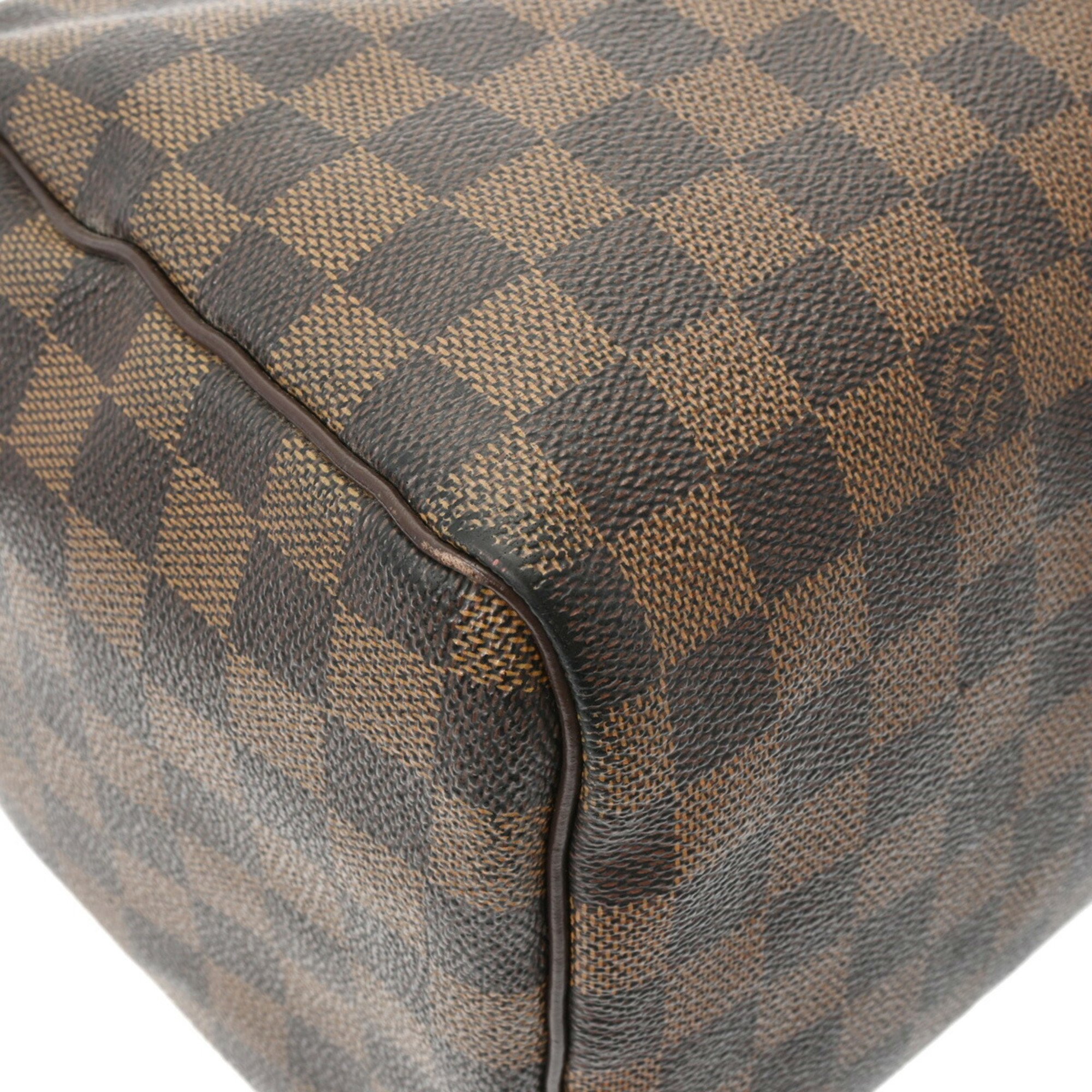 LOUIS VUITTON Damier Speedy 30 Brown N41531 Unisex Canvas Handbag