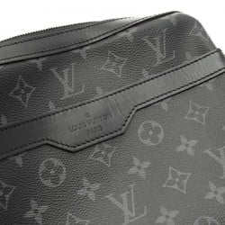 LOUIS VUITTON Monogram Eclipse Trio Black/Grey M69443 Men's Leather Shoulder Bag