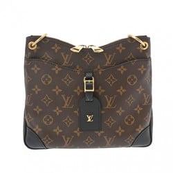 LOUIS VUITTON Louis Vuitton Monogram Odeon NM PM Brown/Noir M45353 Women's Canvas Shoulder Bag