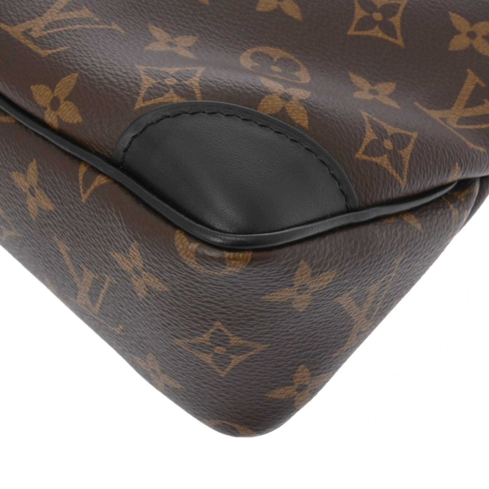 LOUIS VUITTON Louis Vuitton Monogram Odeon NM PM Brown/Noir M45353 Women's Canvas Shoulder Bag