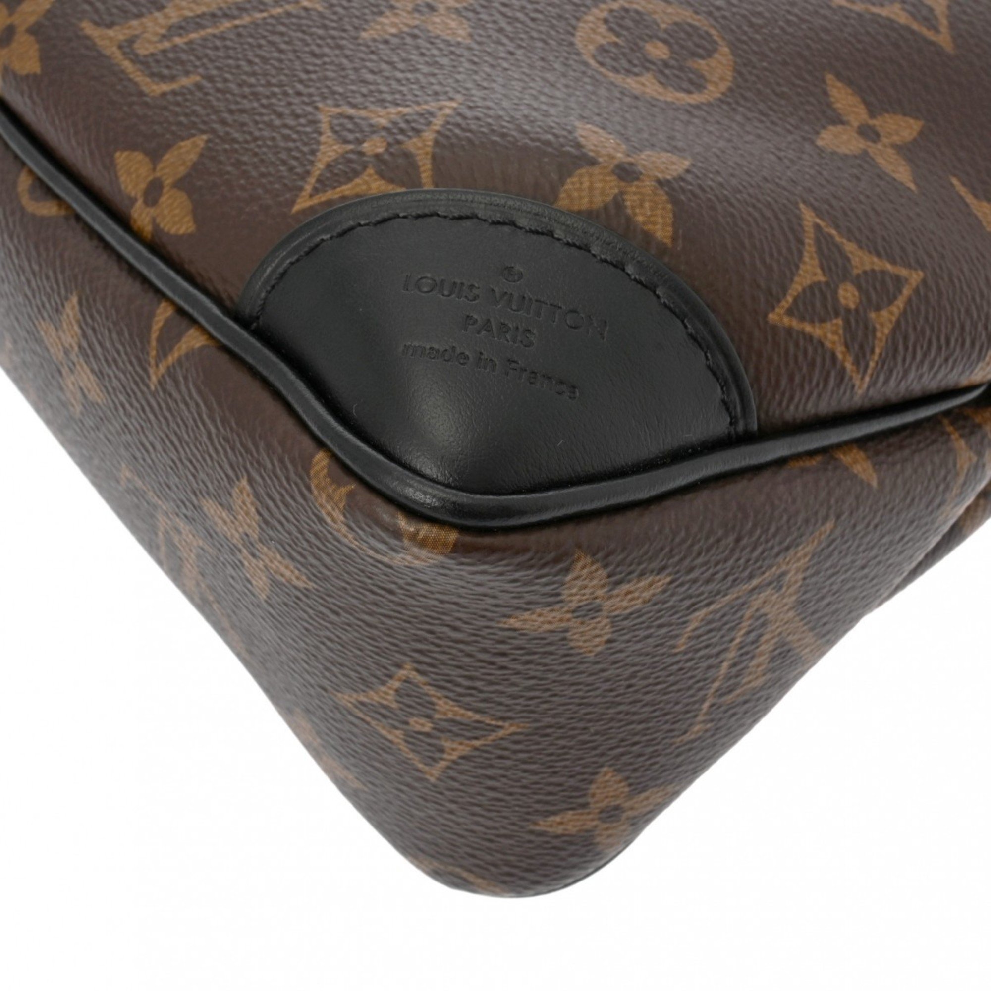 LOUIS VUITTON Louis Vuitton Monogram Odeon NM PM Brown/Noir M45353 Women's Canvas Shoulder Bag