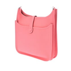 HERMES Evelyn 3 PM Rose Azalee Y Stamp (around 2020) Unisex Taurillon Clemence Shoulder Bag