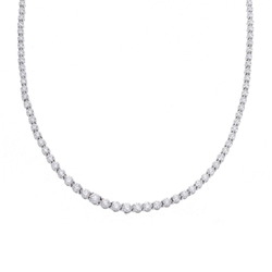 TIFFANY & Co. Tiffany Victoria Graduated Necklace Unisex Pt950 Platinum