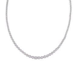 TIFFANY & Co. Tiffany Victoria Graduated Necklace Unisex Pt950 Platinum