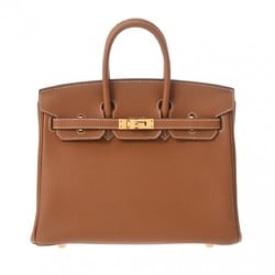 HERMES Hermes Birkin 25 Gold B Stamp (Around 2023) Women's Togo Handbag