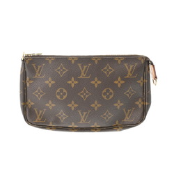 LOUIS VUITTON Louis Vuitton Monogram Pochette Accessoires Brown M51980 Women's Canvas Pouch