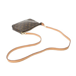 LOUIS VUITTON Louis Vuitton Monogram Pochette Accessoires Brown M51980 Women's Canvas Pouch